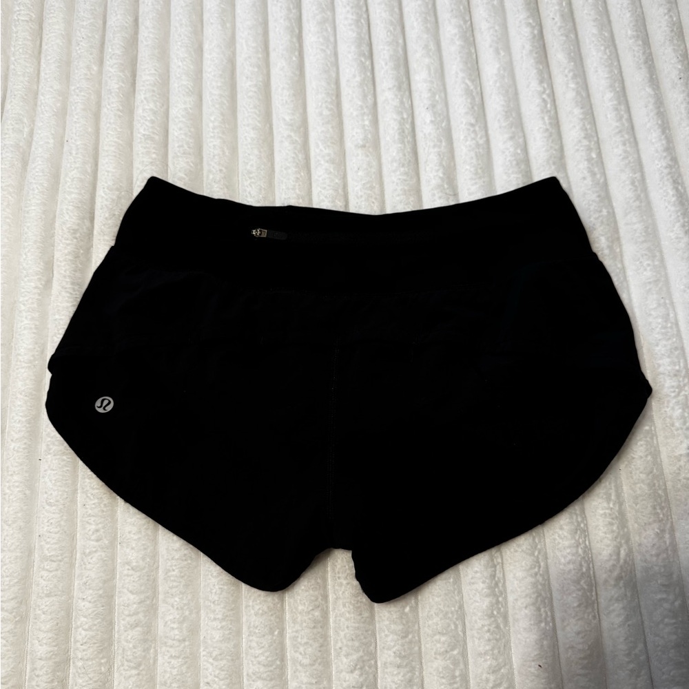 Lululemon Athletica Black Speed Up Shorts
